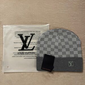 Louis Vuitton Grey Beanie